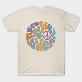 Flower Power Word Art T-Shirt